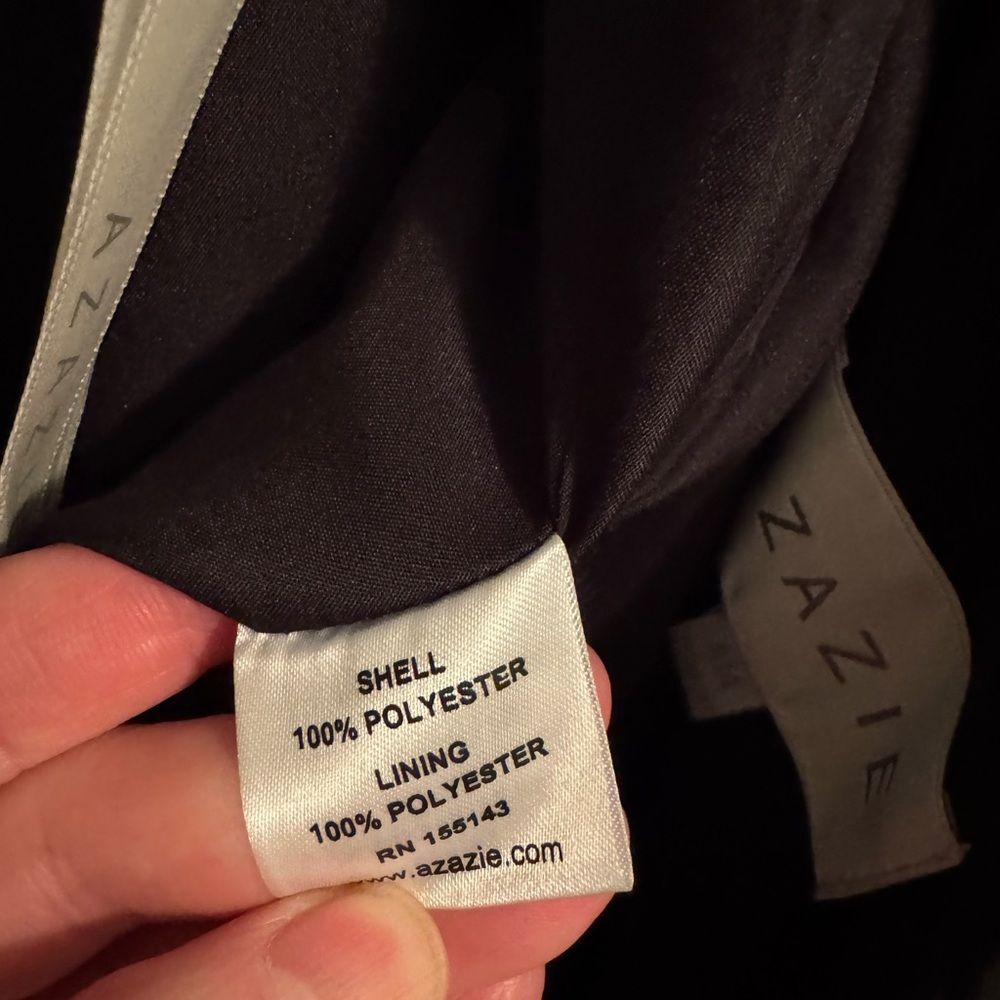 Azazie Black Wedding Dress - Picture 9 of 12